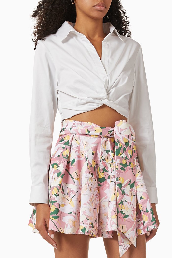 

Antologia Cropped Shirt, White