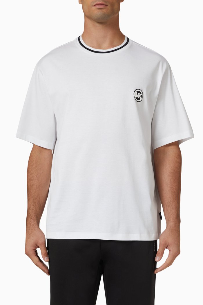 

Chain Link T-shirt in Cotton, White