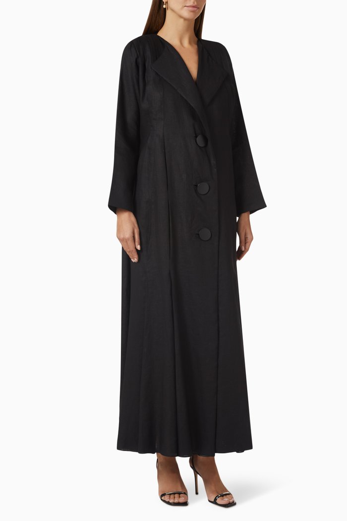 

Trench Coat Abaya, Black