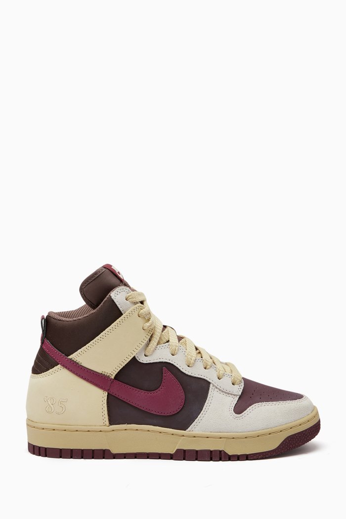 

Dunk High 1985 Sneakers in Leather, Burgundy