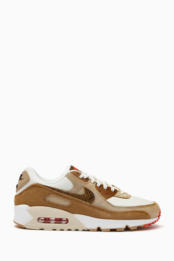 

Air Max 90 SE Sneakers in Leather, Brown