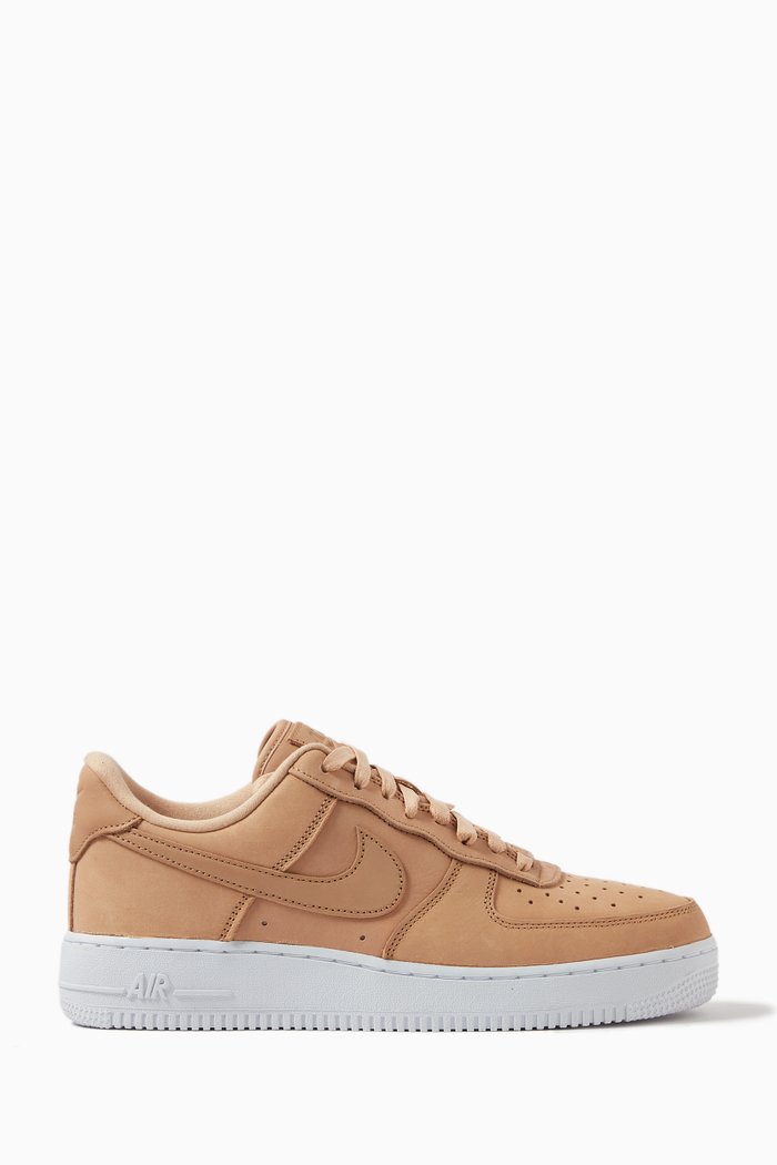 

Air Force 1 Premium Sneakers in Leather, Brown