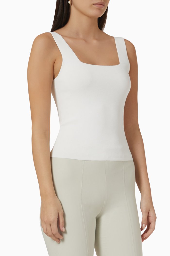 

Square Neck Tank in Pima Cotton, Neutral