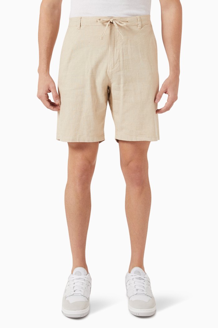 

Comfort Shorts in Linen, Neutral