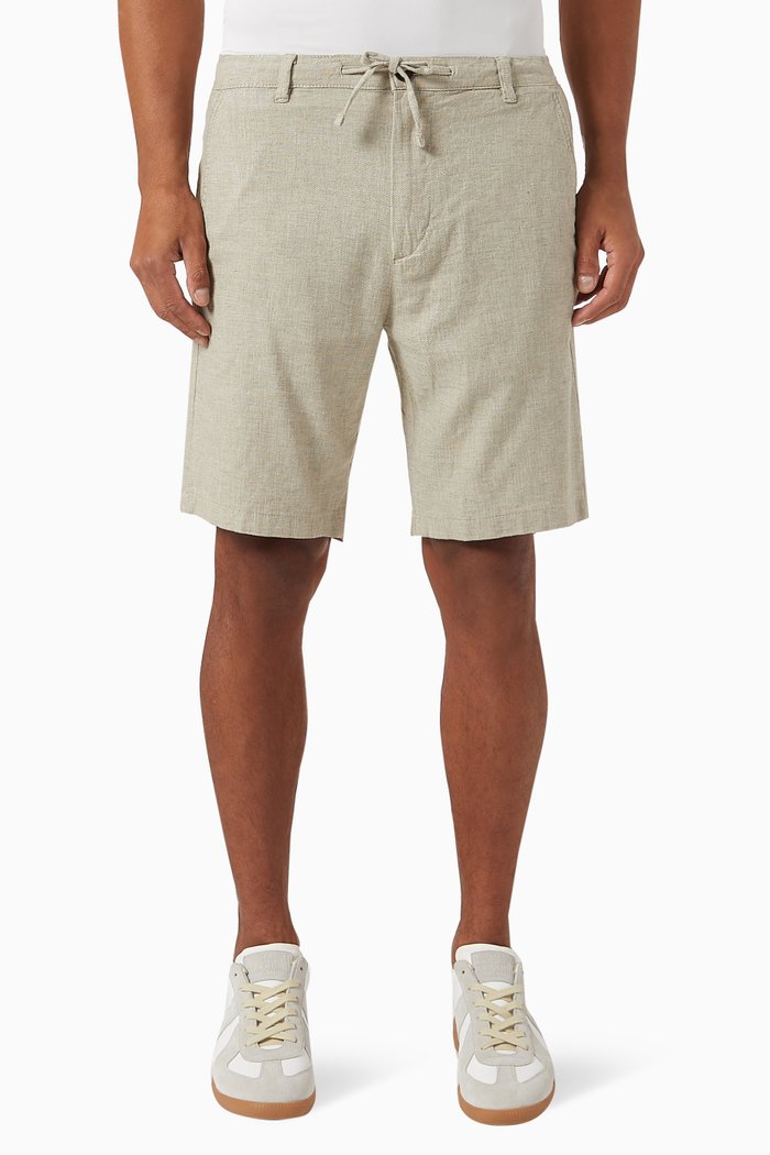 

Brody Comfort Shorts in Linen, Neutral