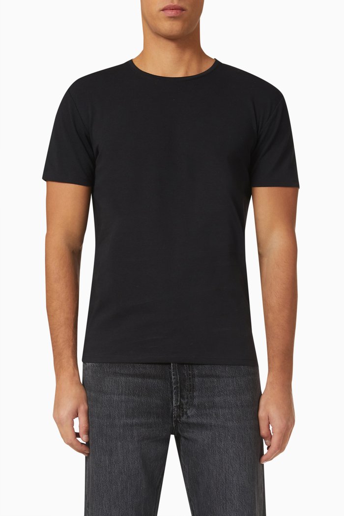 

T-shirt in Organic Cotton, Black