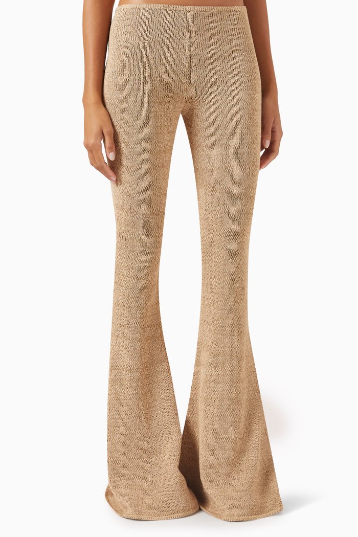 

Low-rise Pants in Crochet, Neutral