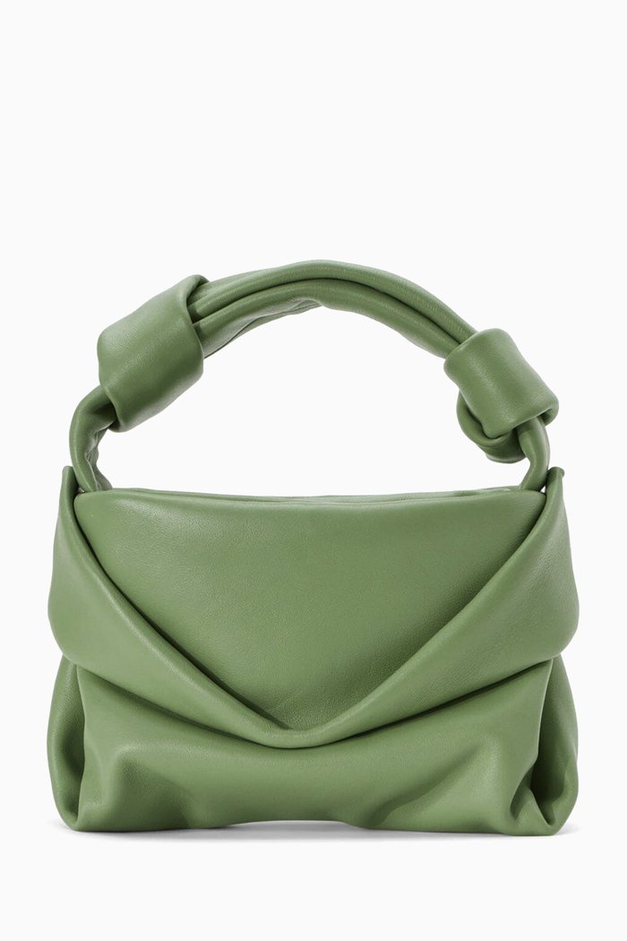 

Kiss Bag in Lambskin, Green