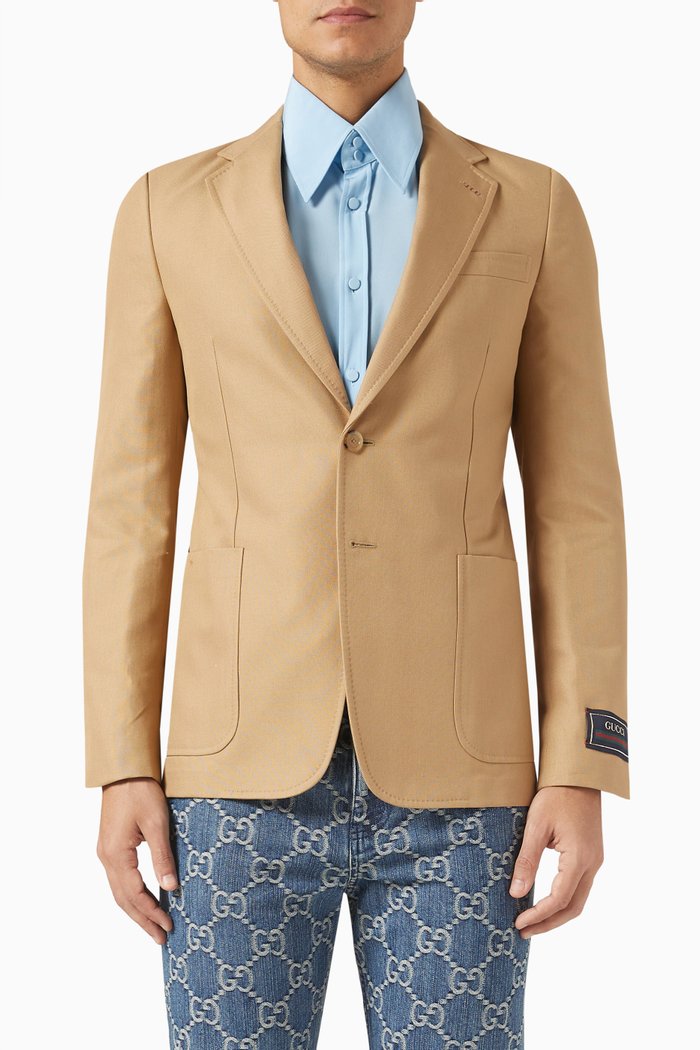 

Formal Jacket in Fine Cotton, Neutral
