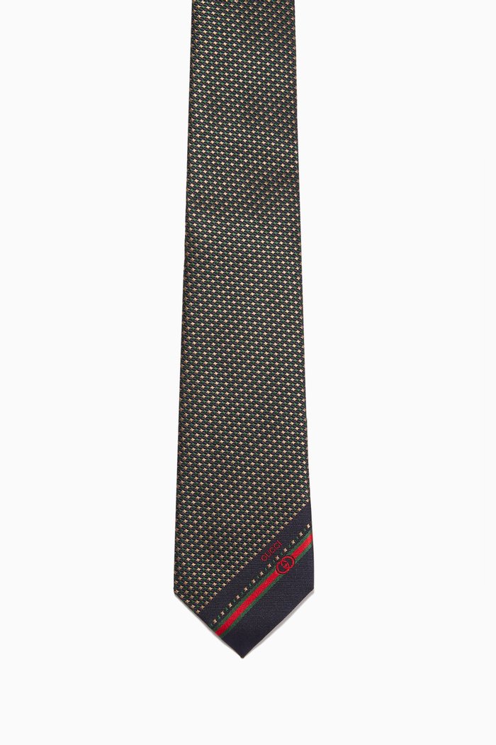 

Heritage Tie in Silk, Blue