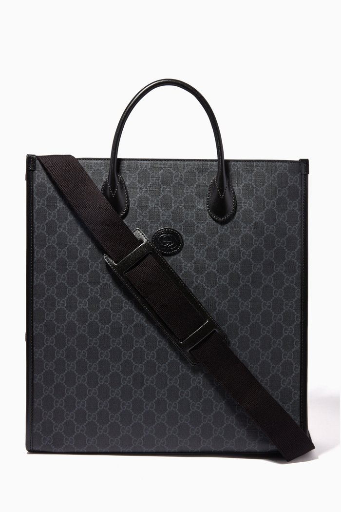 

Medium Tote Bag in Canvas, Black