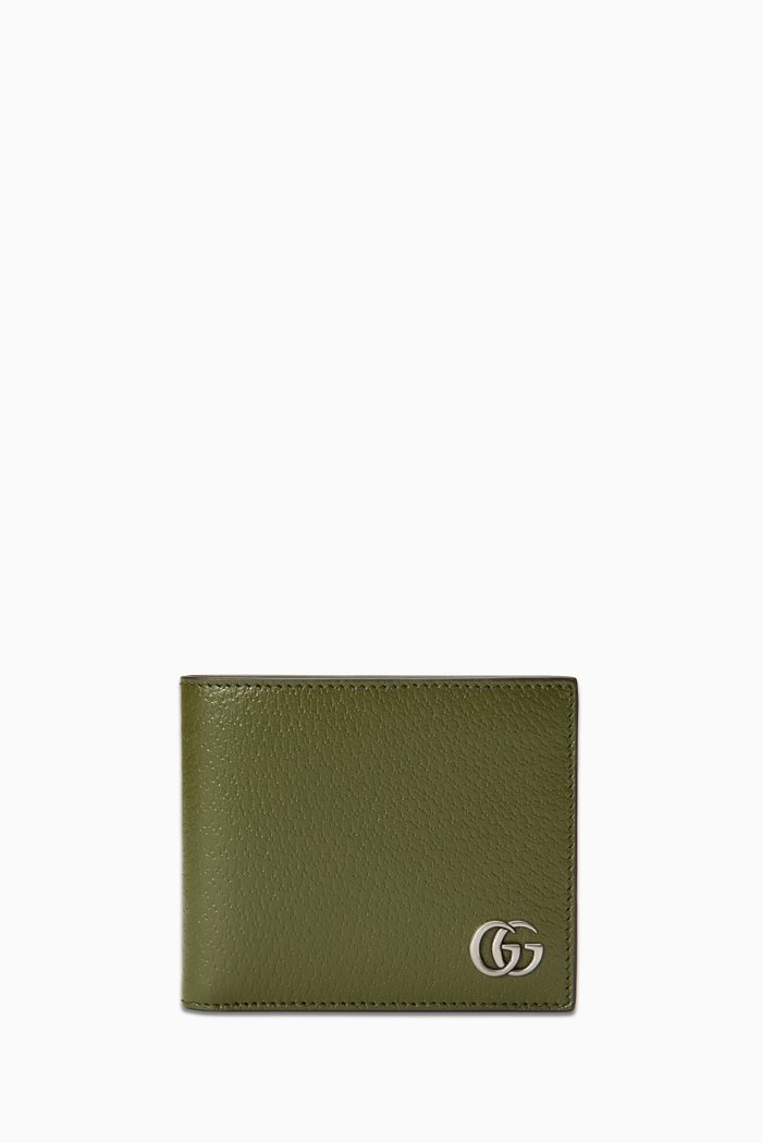 

GG Marmont Bi-fold Wallet in Leather, Black