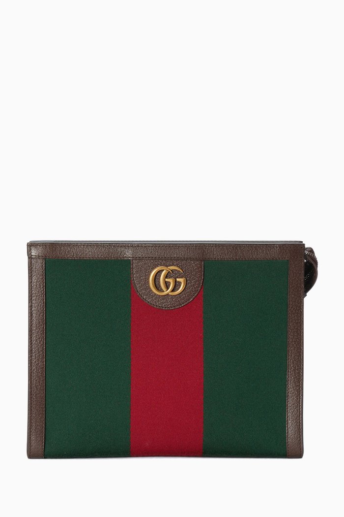 

Double G Beauty Case in Web Canvas, Multicolour