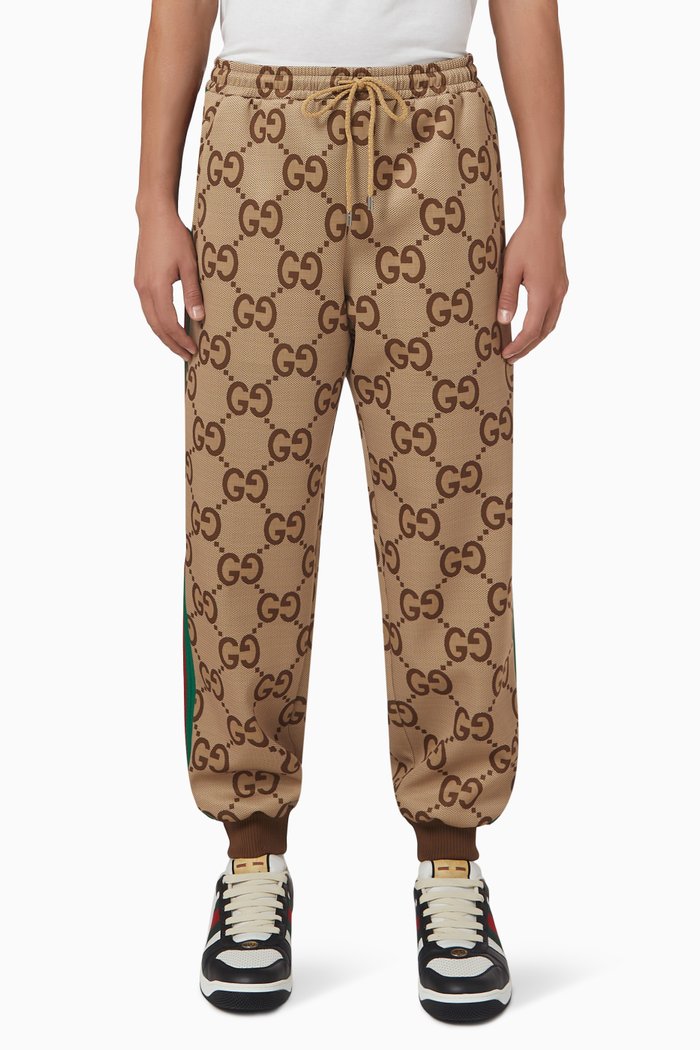 

Jumbo GG Jogging Pants in Nylon Stretch, Neutral