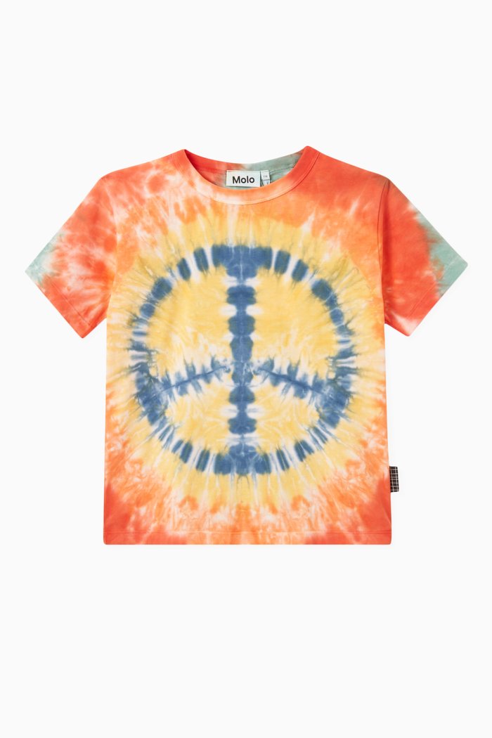 

Riley Tie Dye T-shirt in Organic Cotton, Multicolour