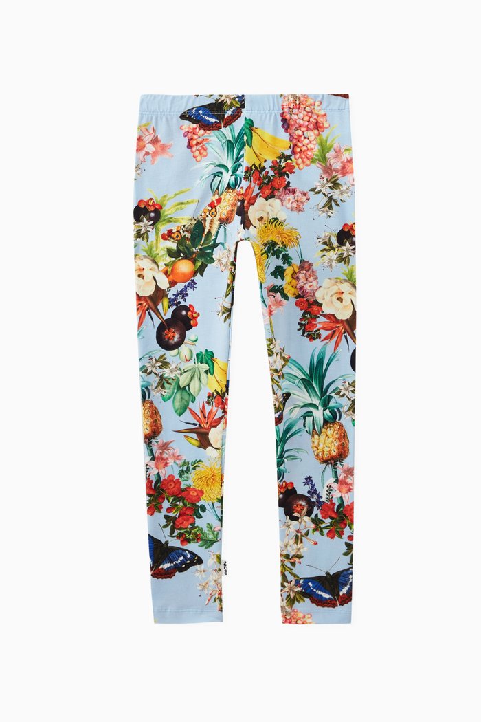 

Niki Leggings in Organic Cotton, Blue