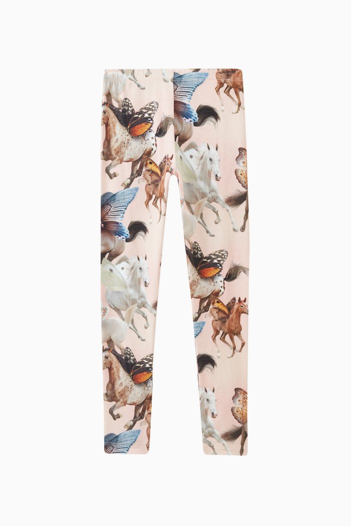 

Niki Leggings in Organic Cotton, Pink