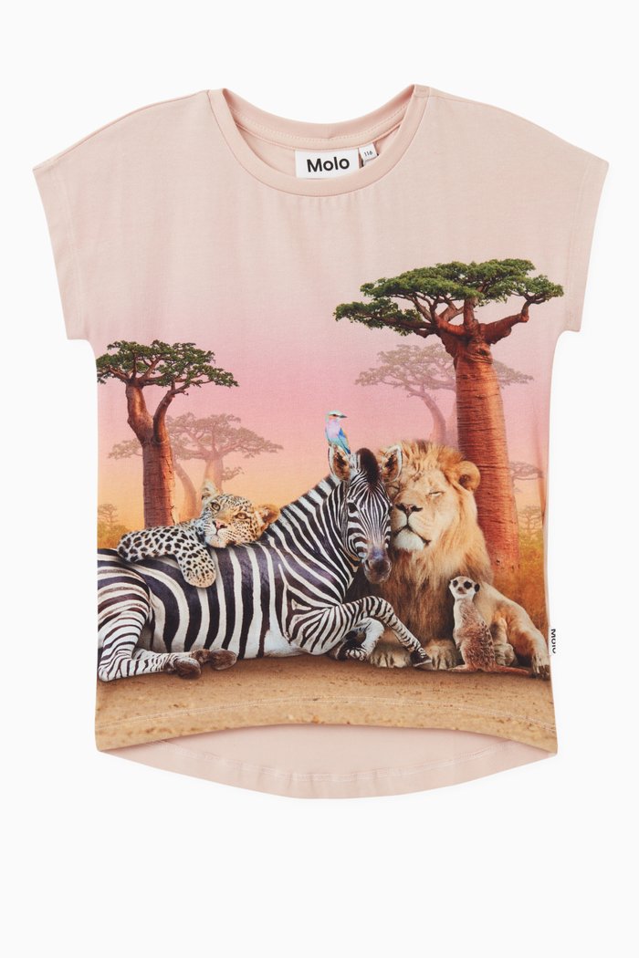 

Ragnhilde T-shirt in Organic Cotton, Pink