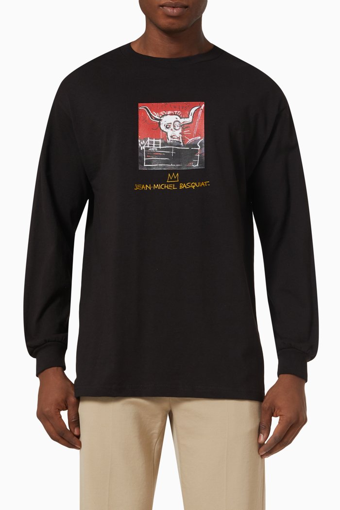 

Jean-Michel Basquiat Sweatshirt in Cotton, Black