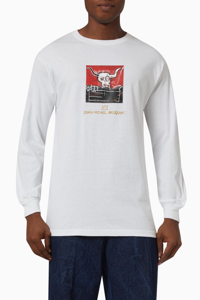 

Jean-Michel Basquiat Sweatshirt in Cotton, White