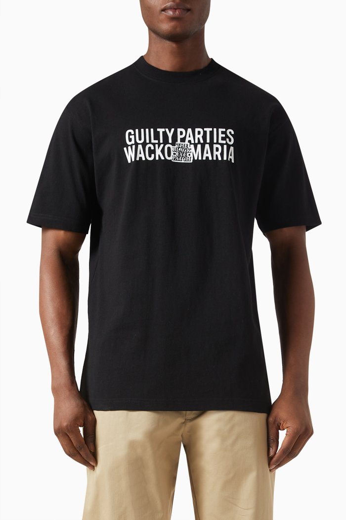 

x Black Eye Patch T-shirt in Cotton Jersey