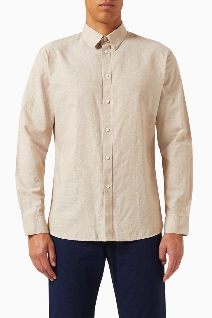 

Shirt in Linen Blend, Neutral