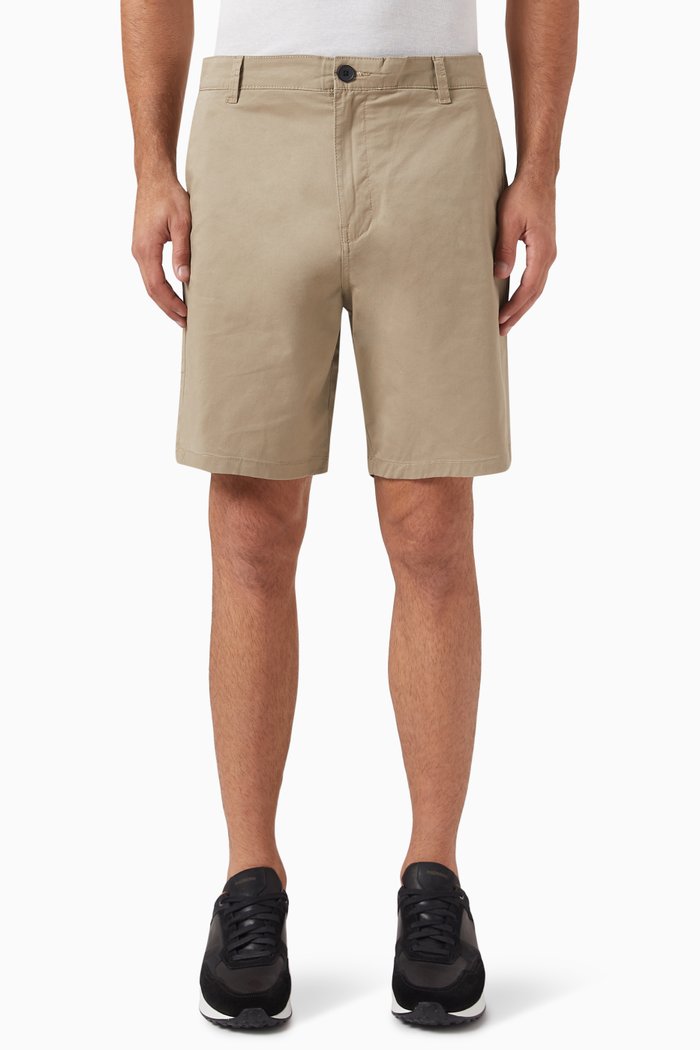 

Chino Shorts in Cotton, Grey