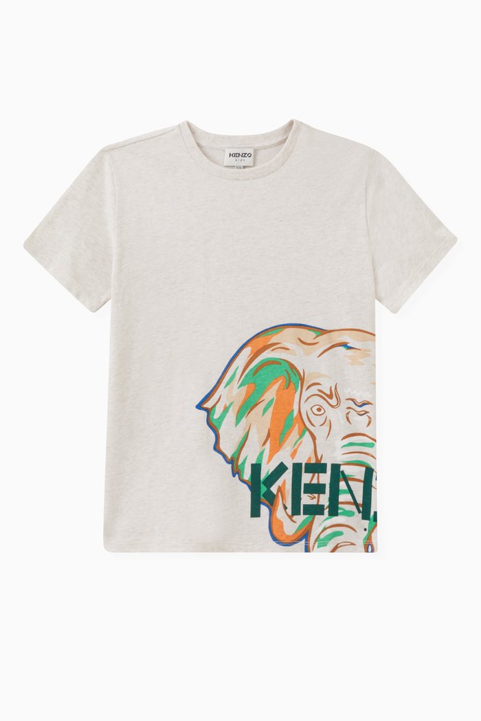 

Logo Print T-shirt in Cotton, Neutral