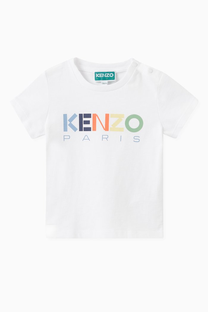 

Logo Print T-shirt in Cotton, White
