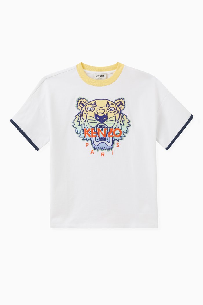 

Logo Print T-shirt in Cotton, White