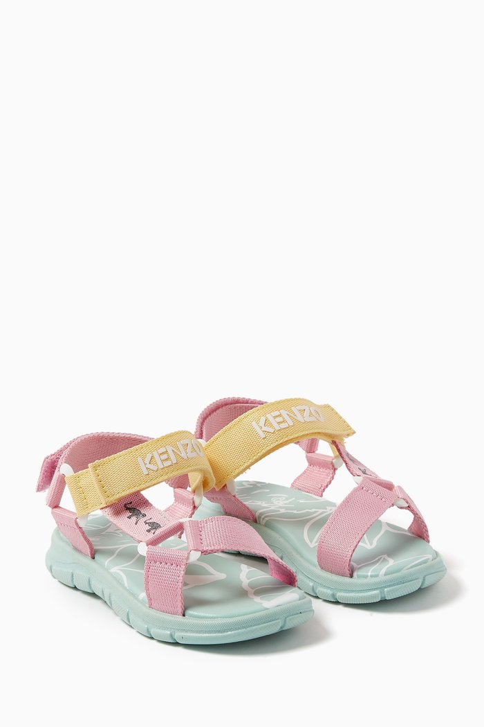 

Jungle Sandals in Webbing Fabric, Multicolour