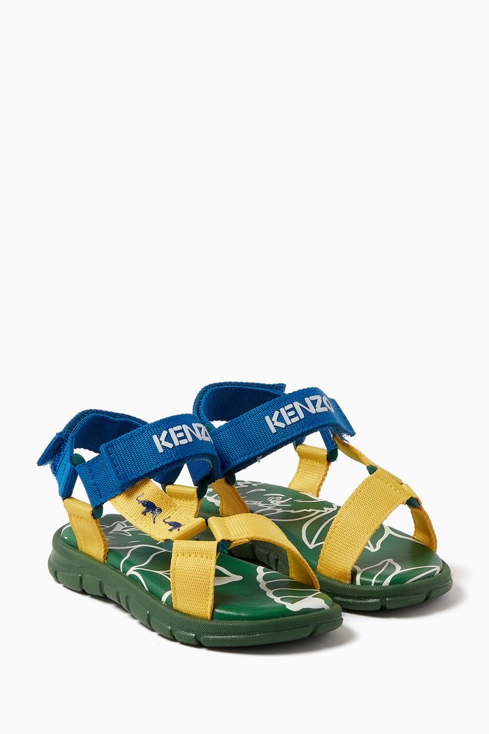 

Jungle Sandals in Webbing Fabric, Multicolour