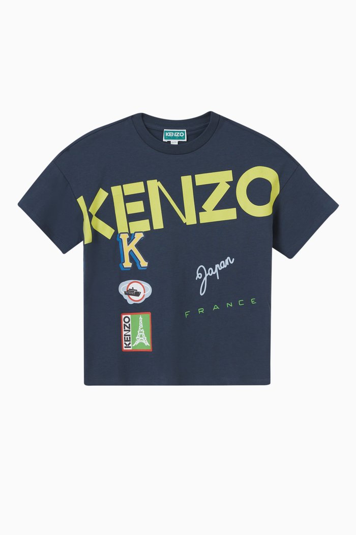 

Logo T-shirt in Cotton, Blue