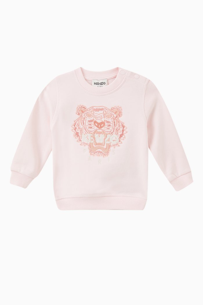 

Logo-print Sweatshirt in Cotton, Pink
