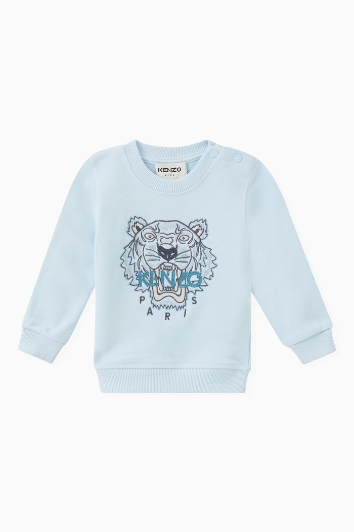 

Logo-print Sweatshirt in Cotton, Blue