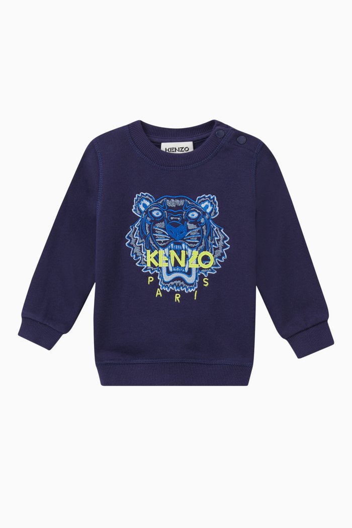 

Logo-print Sweatshirt in Cotton, Blue