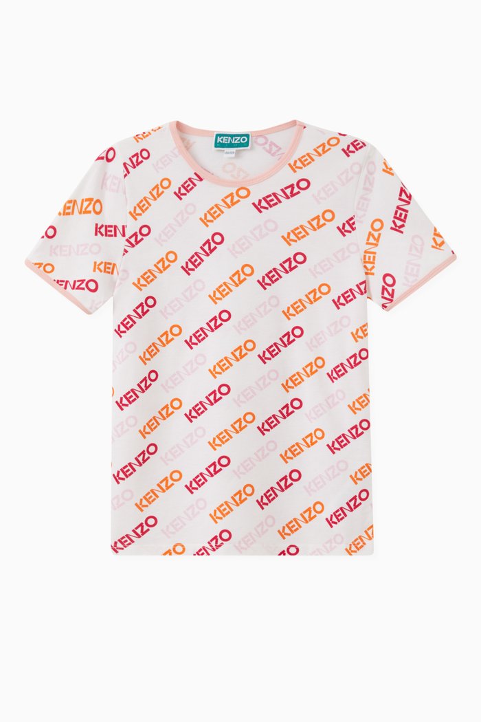 

Logo Print T-shirt in Cotton, White