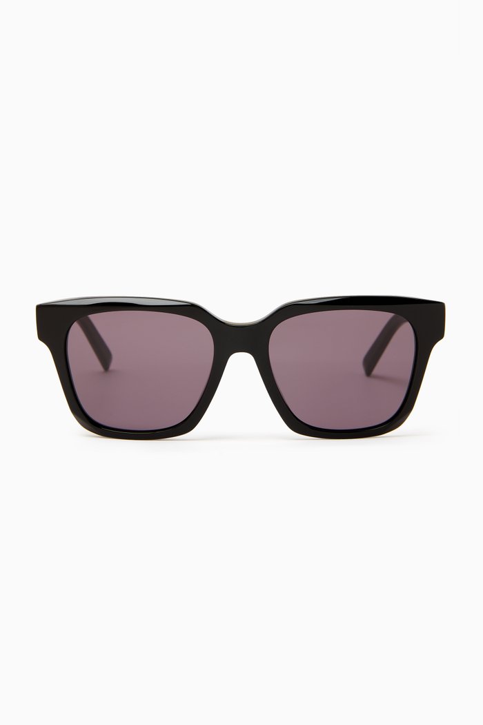 

Square Sunglasses in Acetate, Black