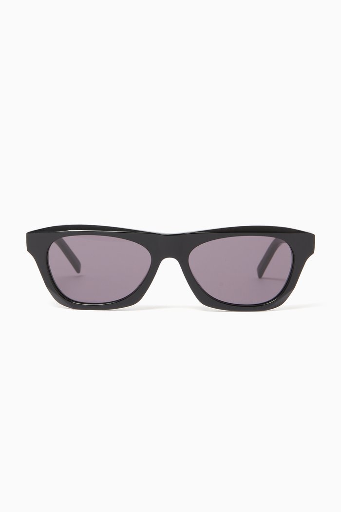 

Givenchy 55 Sunglasses in Acetate, Black