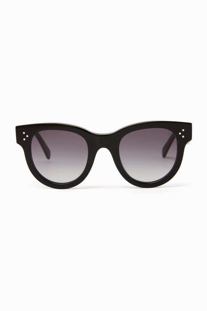 

Baby Audrey Sunglasses in Acetate, Black