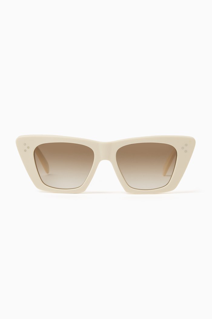 

Cat-eye Sunglasses in Acetate, Neutral
