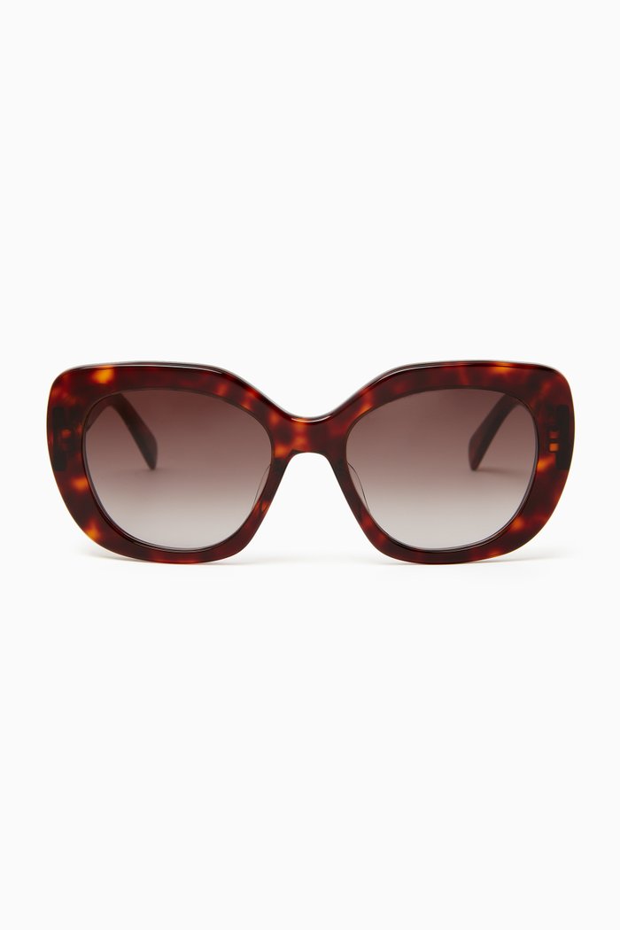 

Triomphe Sunglasses in Acetate, Brown