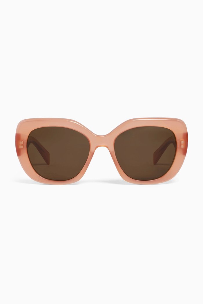 

Triomphe Sunglasses in Acetate, Pink