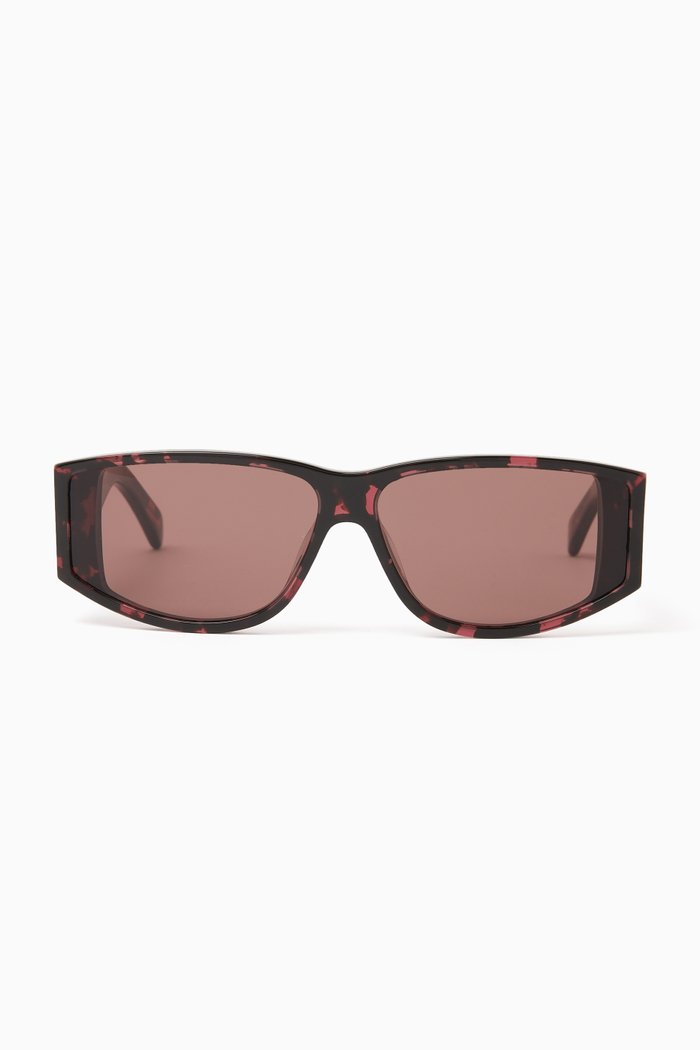 Triomphe 07 Sunglasses in Acetate, Brown