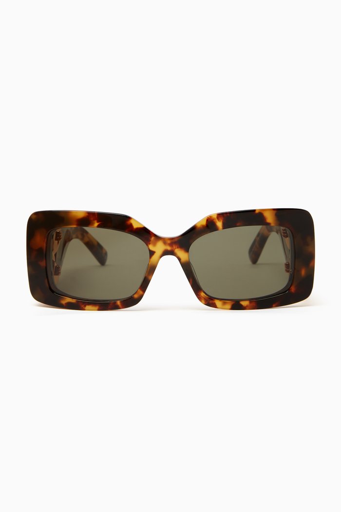 

Square Sunglasses in Bio Acetate, Brown