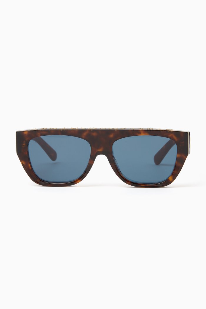 

Square Sunglasses in Bio Acetate, Brown