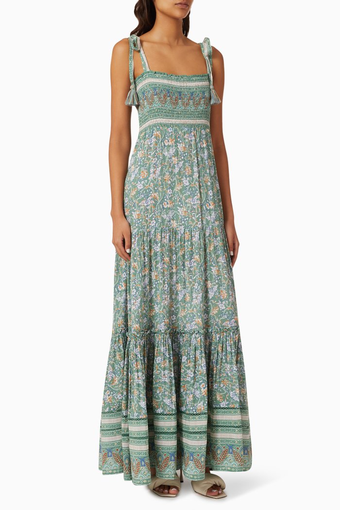 

Benita Dress in Viscose Blend, Green