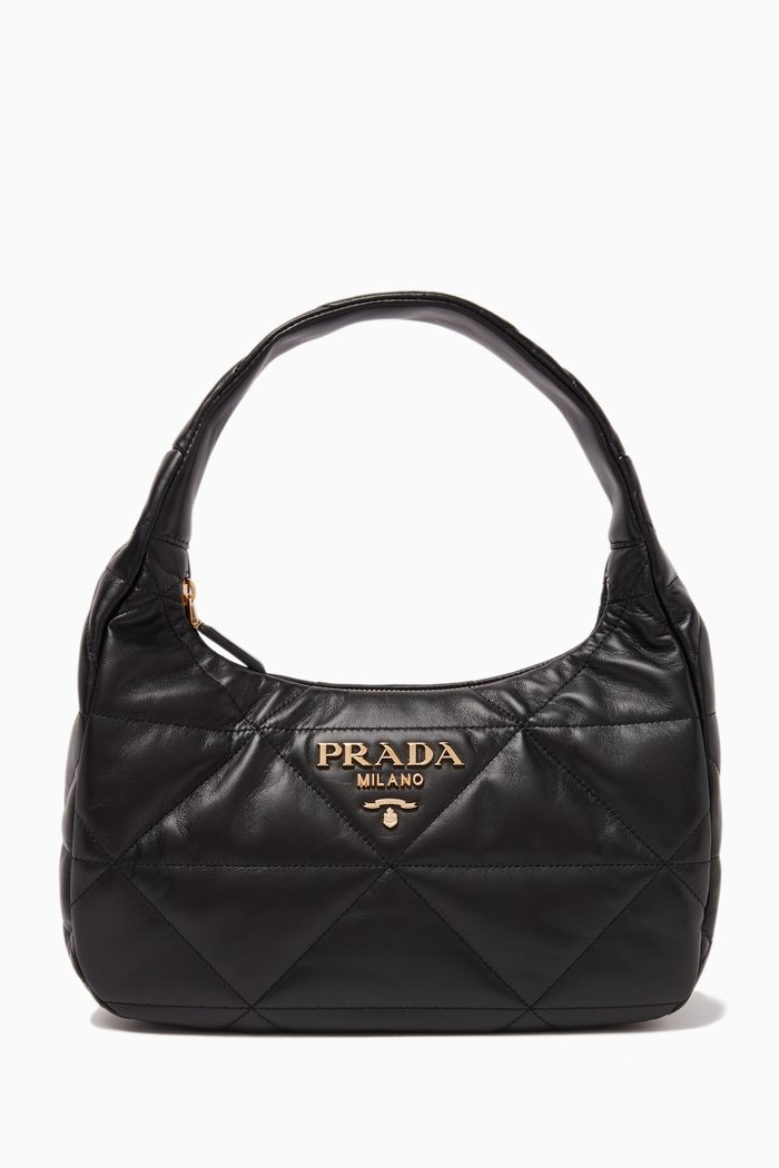 

Medium Spectrum Shoulder Bag in Quilted Nappa Leather, Black