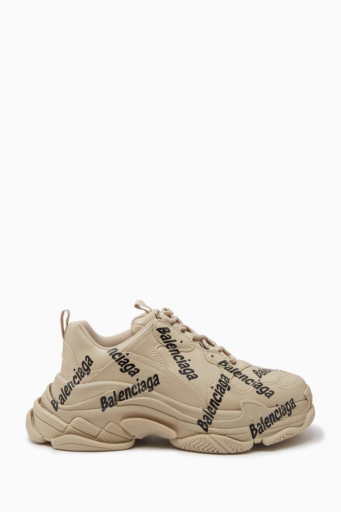 

Triple S Logotype Low-top Sneakers, Neutral
