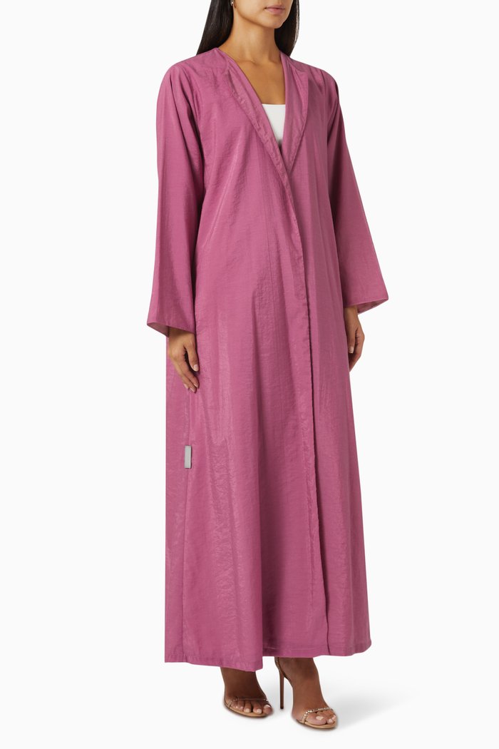

Lapel Abaya, Pink
